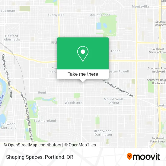 Shaping Spaces map
