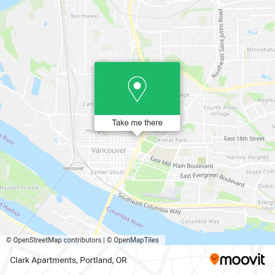 Clark Apartments map