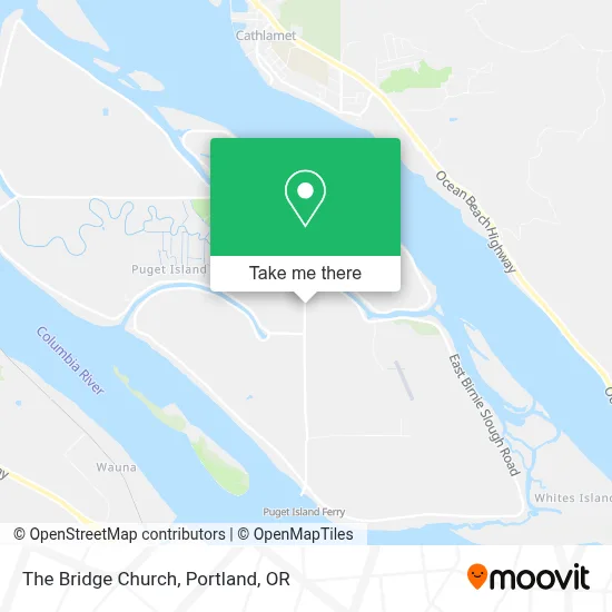 The Bridge Church map