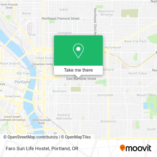 Faro Sun Life Hostel map