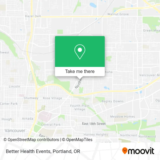 Better Health Events map