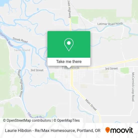 Laurie Hibdon - Re / Max Homesource map