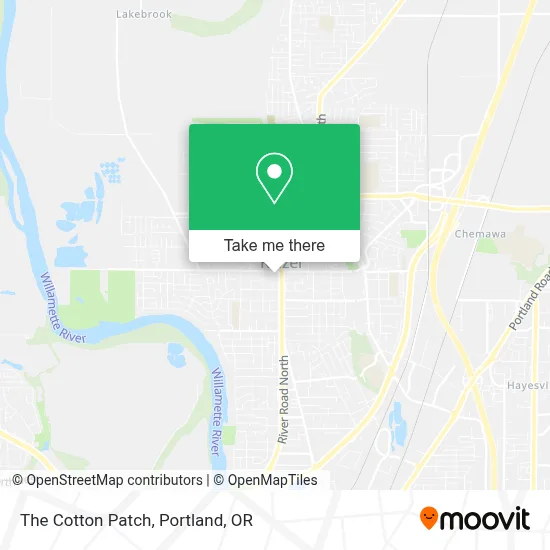 The Cotton Patch map
