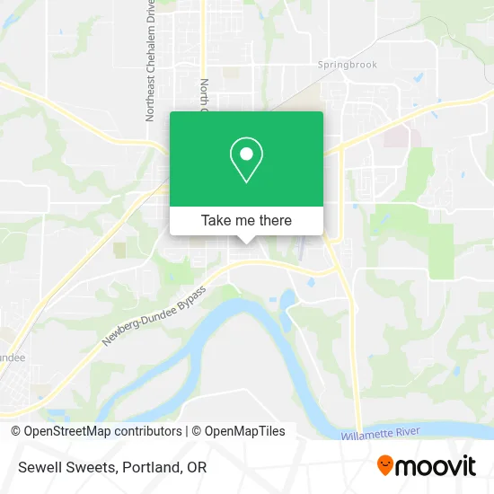 Sewell Sweets map