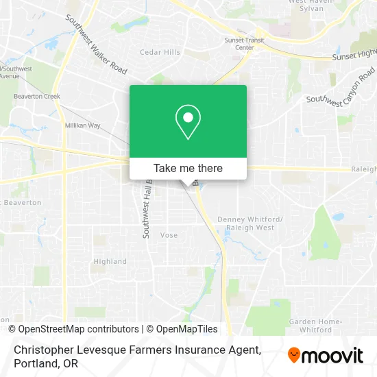 Christopher Levesque Farmers Insurance Agent map