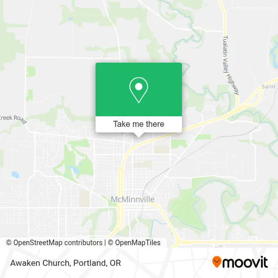 Awaken Church map