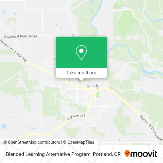 Blended Learning Alternative Program map