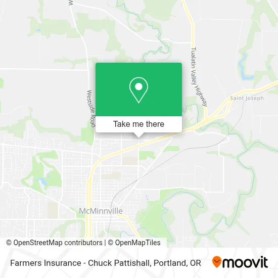 Farmers Insurance - Chuck Pattishall map