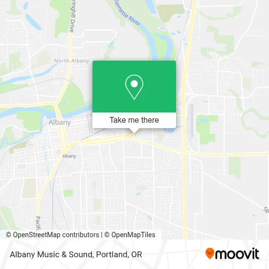 Albany Music & Sound map