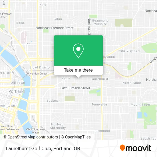Laurelhurst Golf Club map