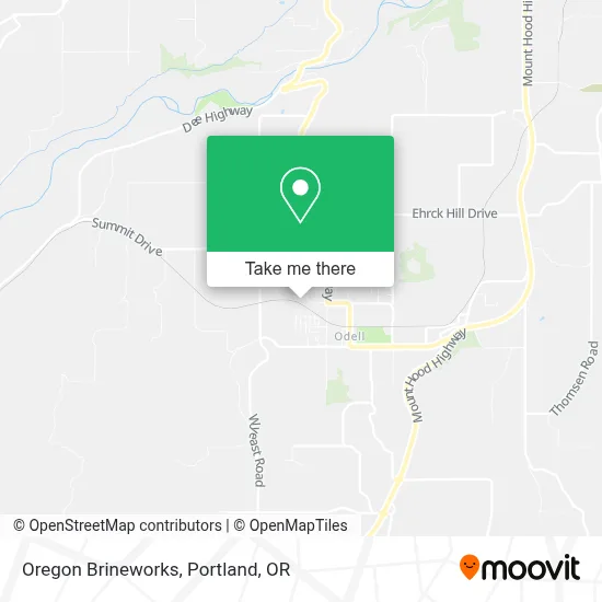 Oregon Brineworks map