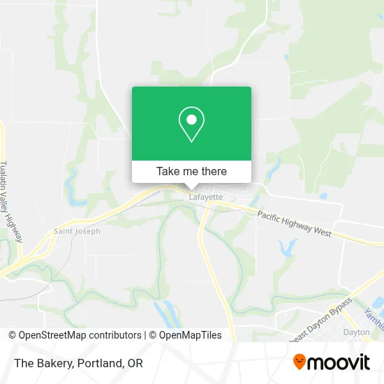 The Bakery map
