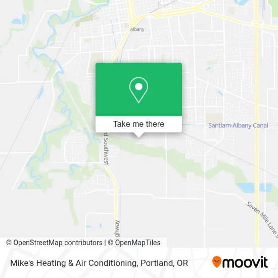 Mike's Heating & Air Conditioning map