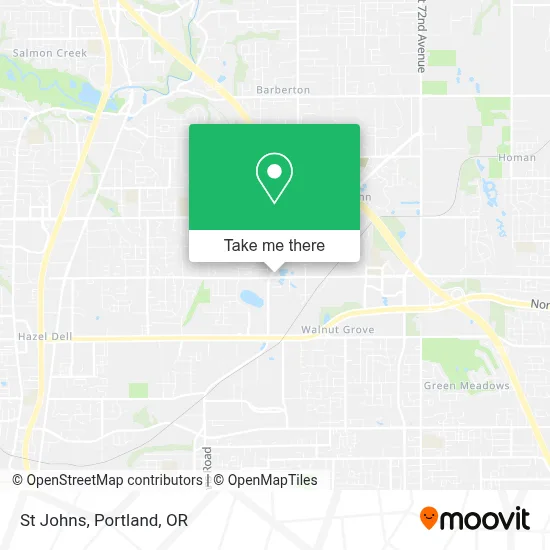 St Johns map