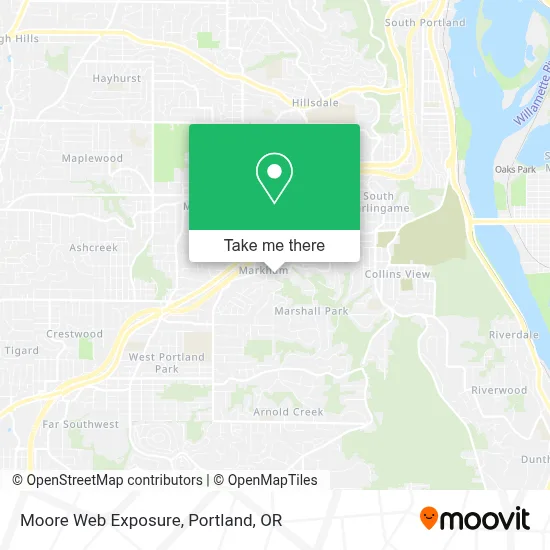 Moore Web Exposure map