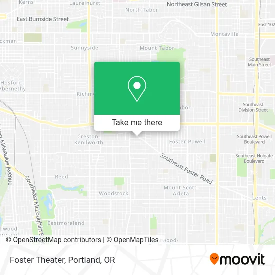 Foster Theater map