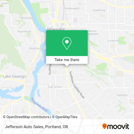 Jefferson Auto Sales map