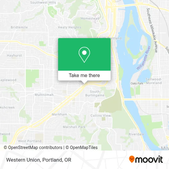 Western Union map