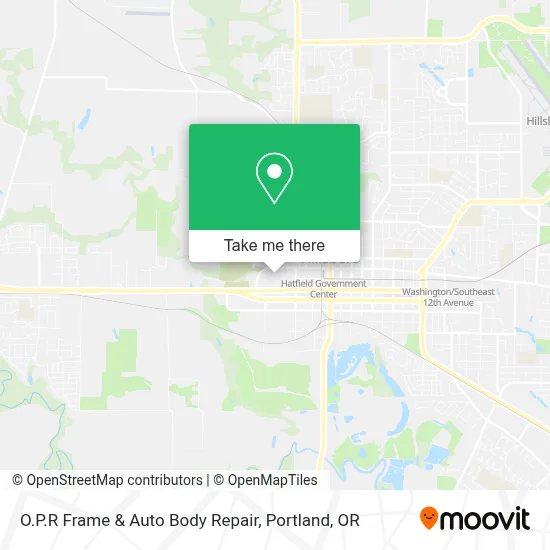 O.P.R Frame & Auto Body Repair map