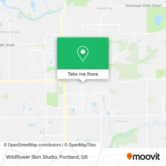 Wildflower Skin Studio map