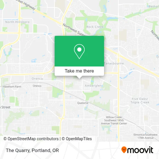 The Quarry map