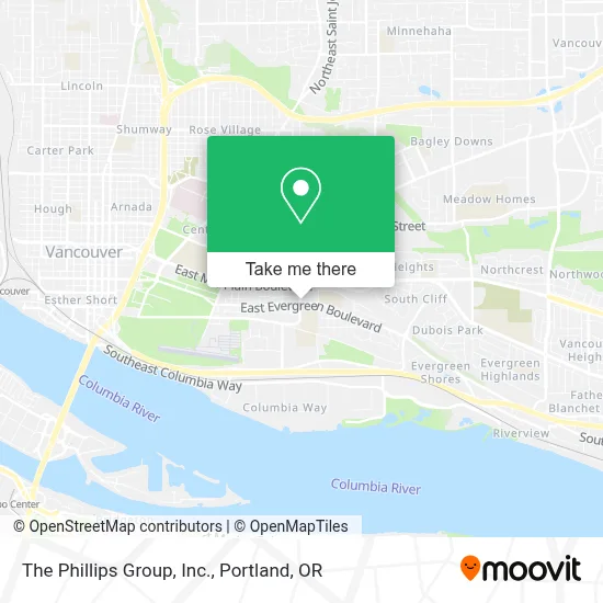 The Phillips Group, Inc. map