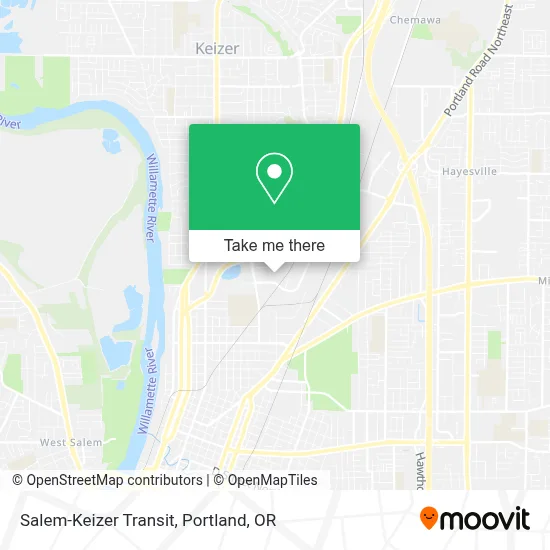 Salem-Keizer Transit map