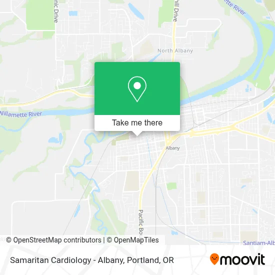 Samaritan Cardiology - Albany map