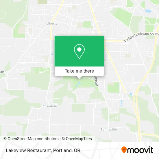 Lakeview Restaurant map