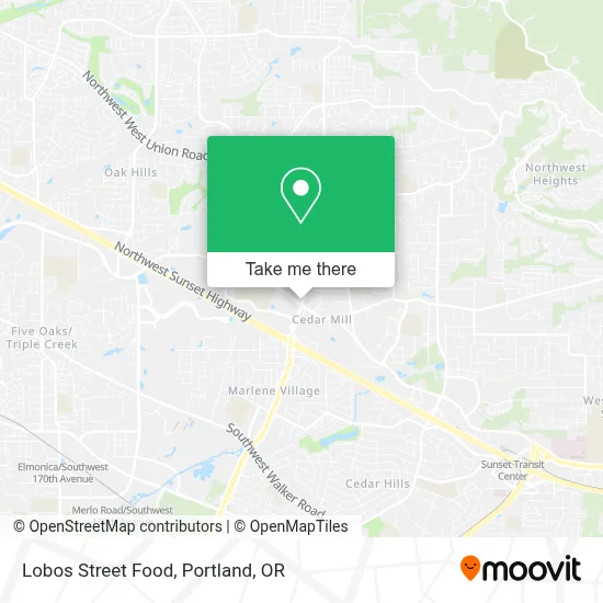 Lobos Street Food map