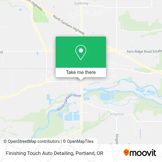 Finishing Touch Auto Detailing map