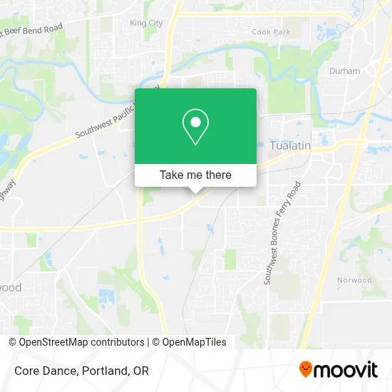 Core Dance map