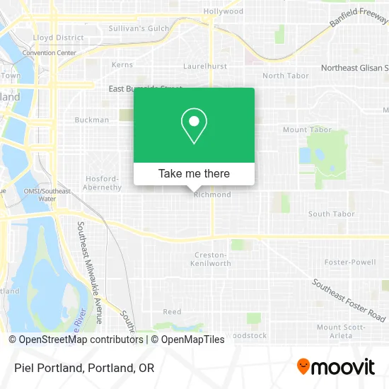 Piel Portland map