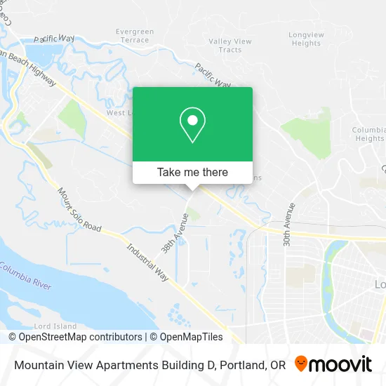 Mountain View Apartments Building D map