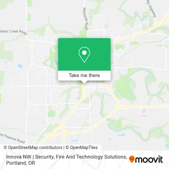 Innova NW | Security, Fire And Technology Solutions map