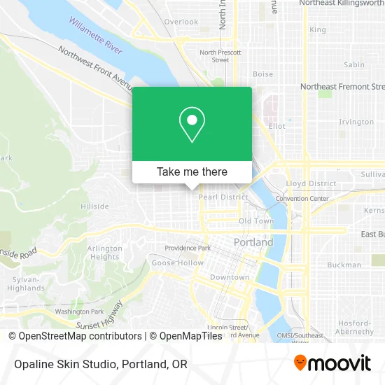 Opaline Skin Studio map