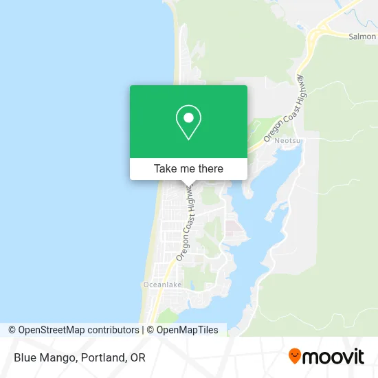 Blue Mango map