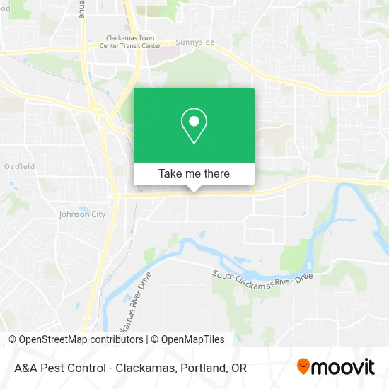 A&A Pest Control - Clackamas map