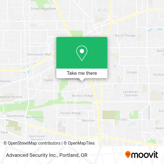 Advanced Security Inc. map
