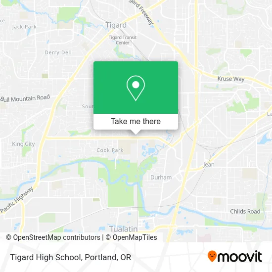 Tigard High School map