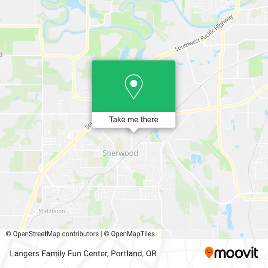 Langers Family Fun Center map