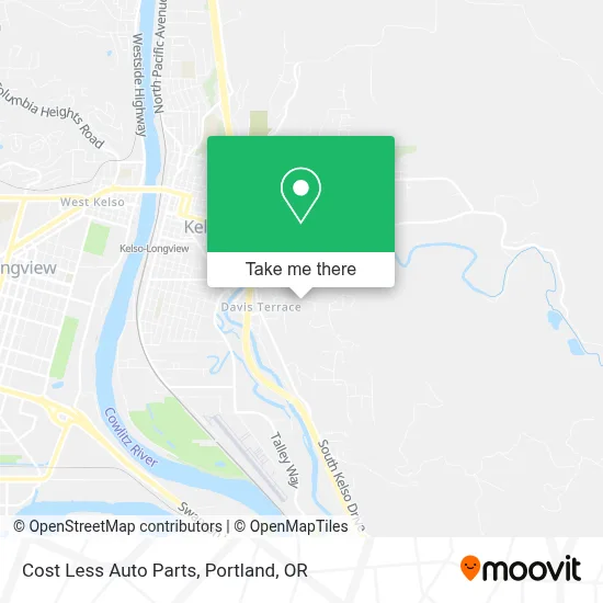 Cost Less Auto Parts map