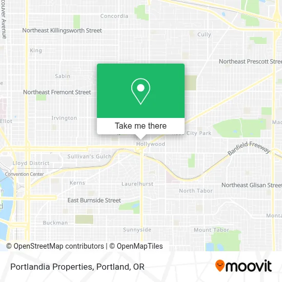 Portlandia Properties map