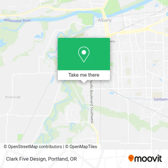 Clark Five Design map