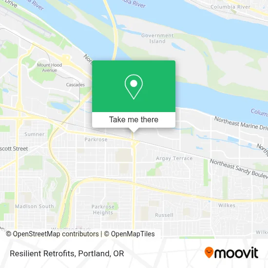 Resilient Retrofits map
