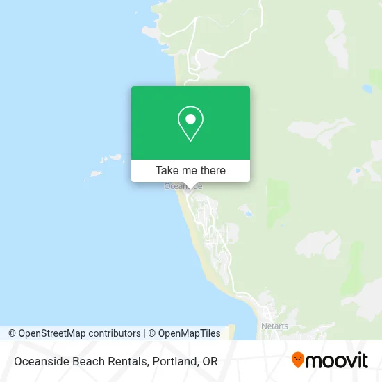 Oceanside Beach Rentals map