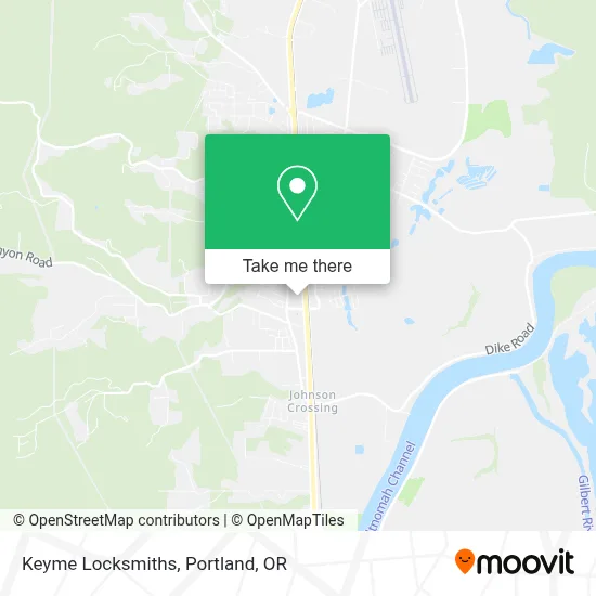 Keyme Locksmiths map