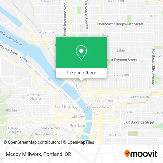 Mccoy Millwork map