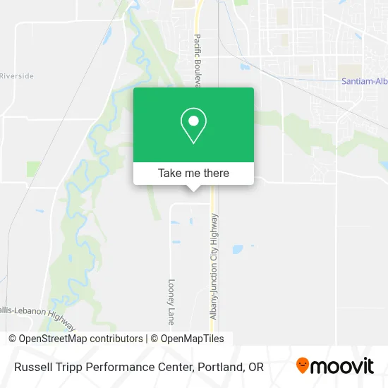 Russell Tripp Performance Center map