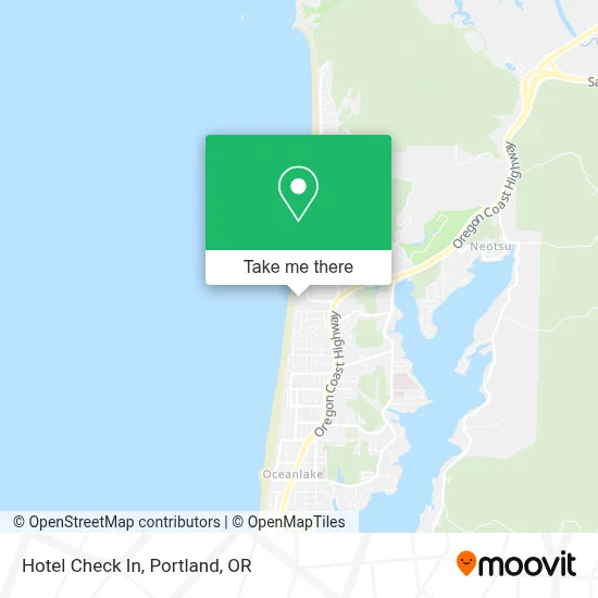 Hotel Check In map
